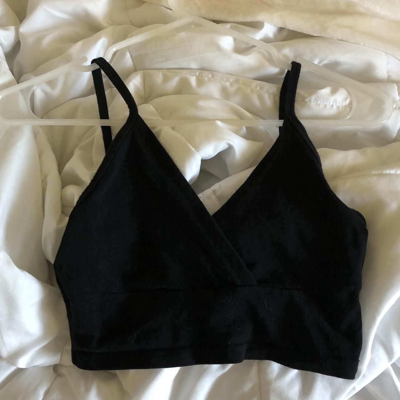 BRANDY MELVILLE BLACK AMARA CAMI TANK TOP SUPER CUTE... Depop