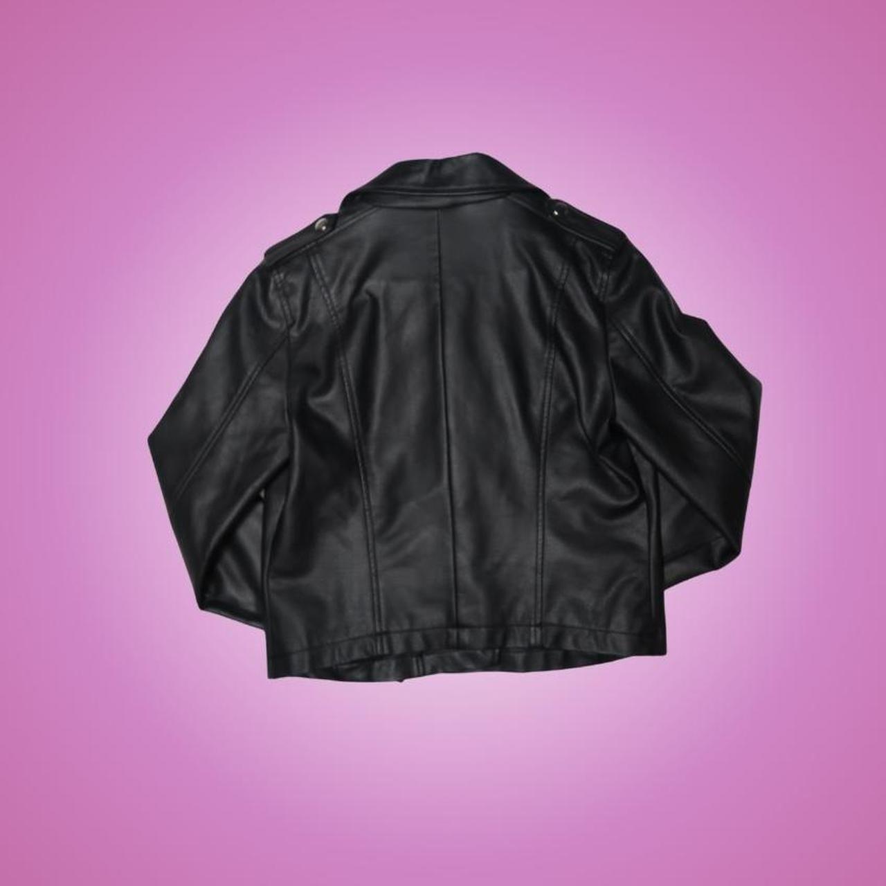 Charlotte russe black leather jacket best sale