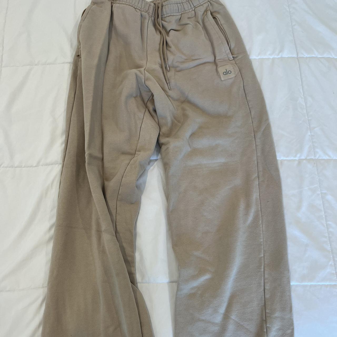 Alo Yoga Men's Tan Joggerstracksuits Depop