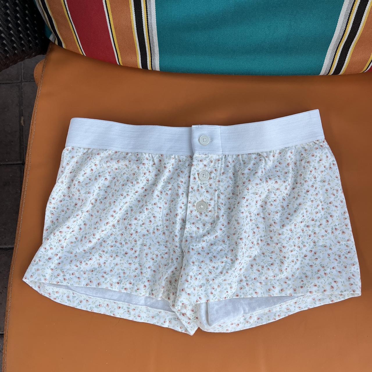 brandy floral boyshorts dm for questions - Depop