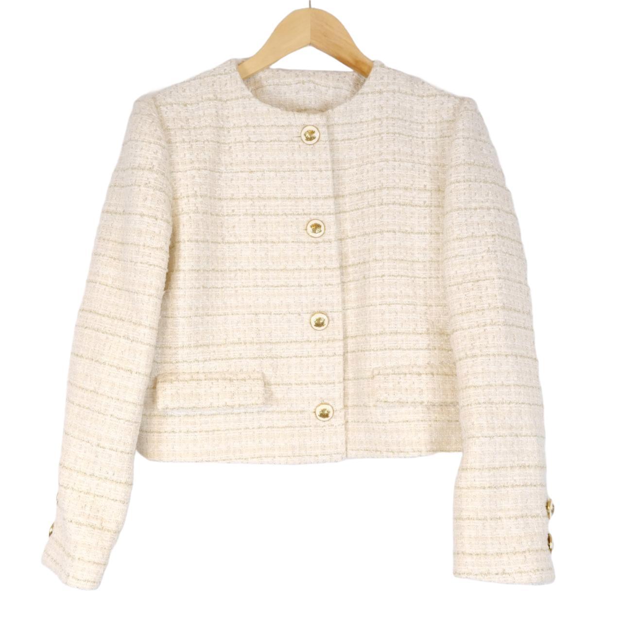 SANDRO Paris Tweed Blazer Jacket Depop