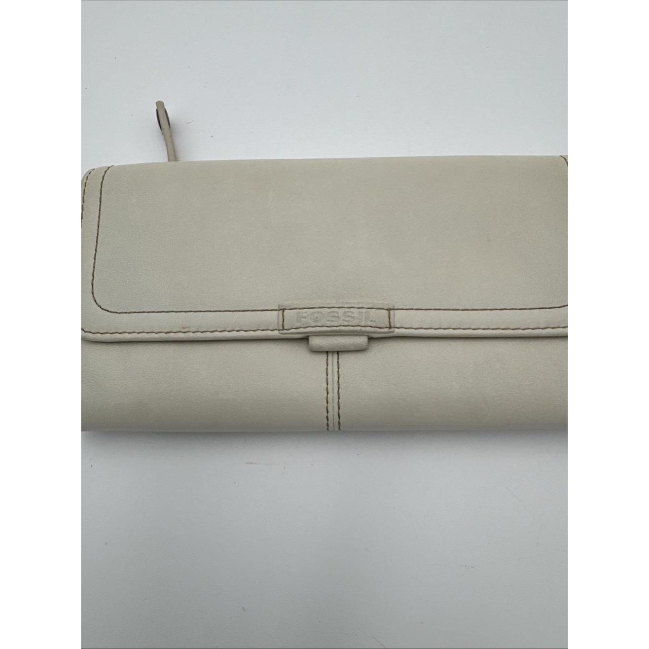 Fossil Women's Wallet - Cream – Fossil Cream Soft… - image 3