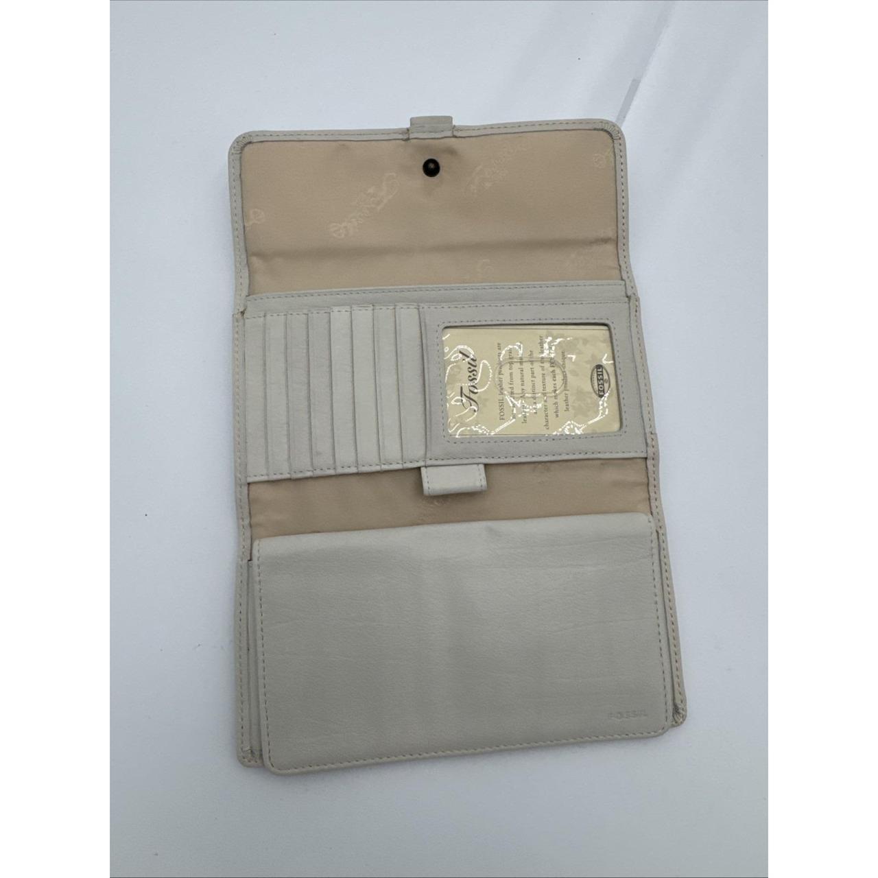 Fossil Women's Wallet - Cream – Fossil Cream Soft… - image 8