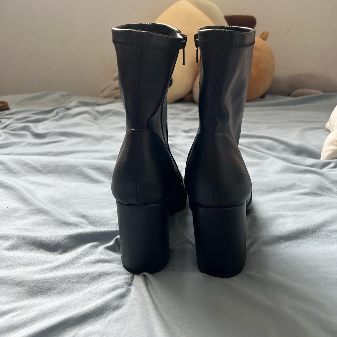 Worn once! Boots from Target and have about an inch... - Depop