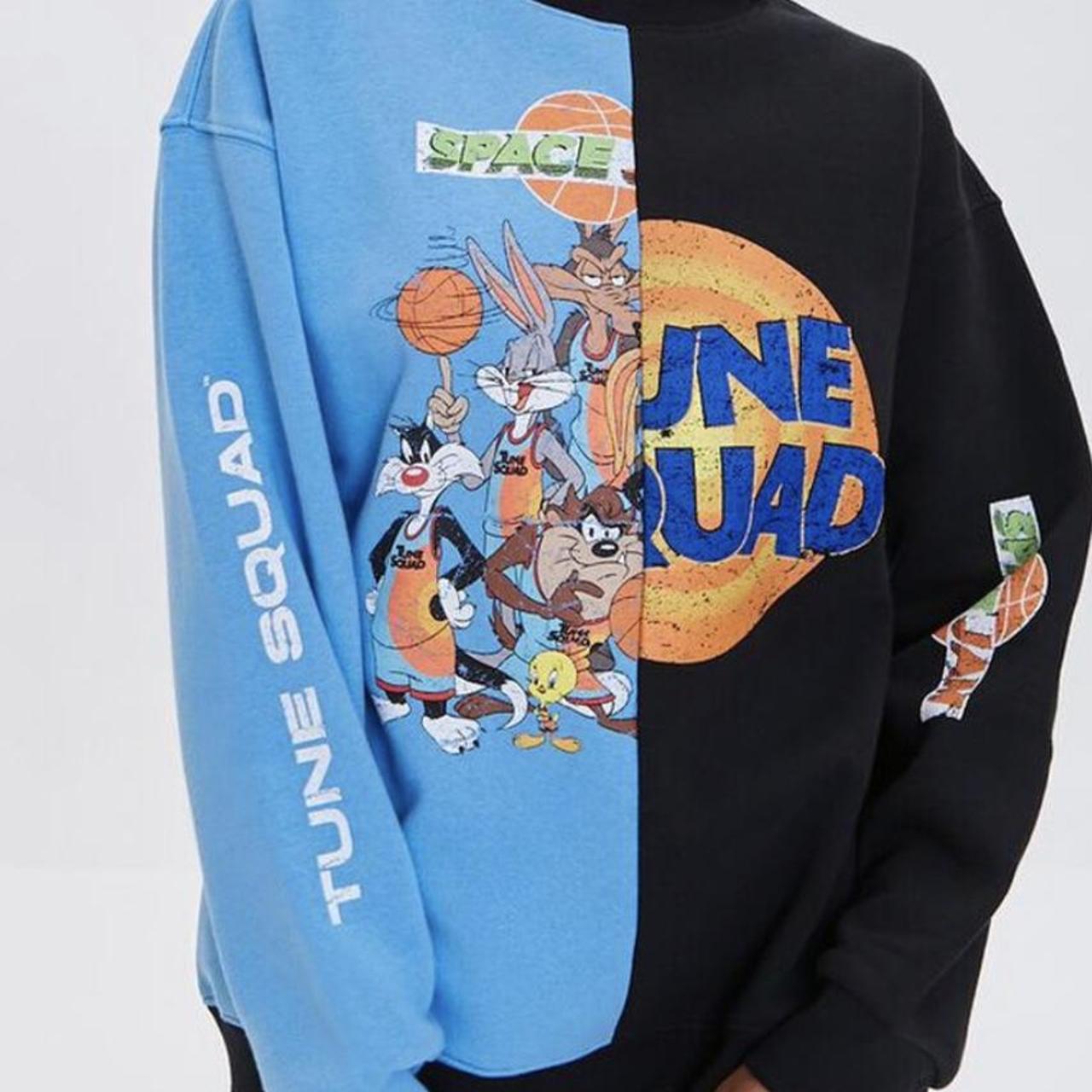 Space jam tune squad clearance pullover hoodie