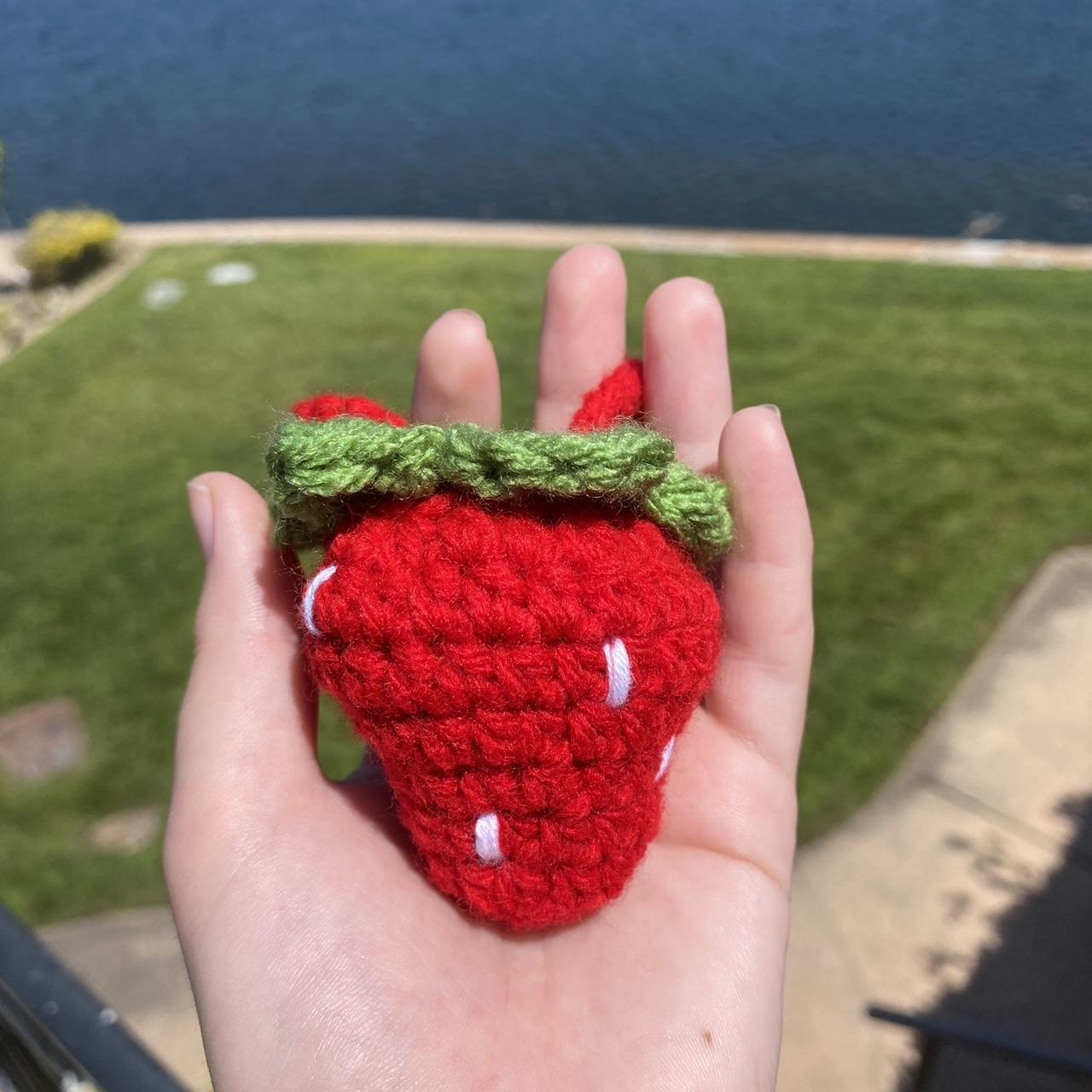 Others | Crochet Strawberry Keychain | Freeup