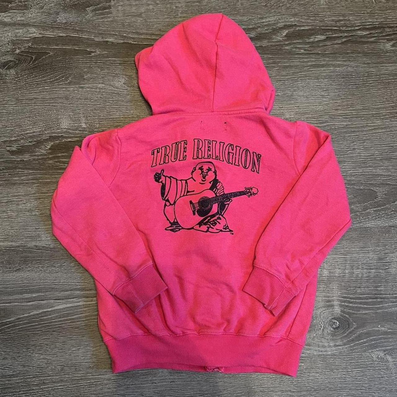 True religion hot sale pink hoodie