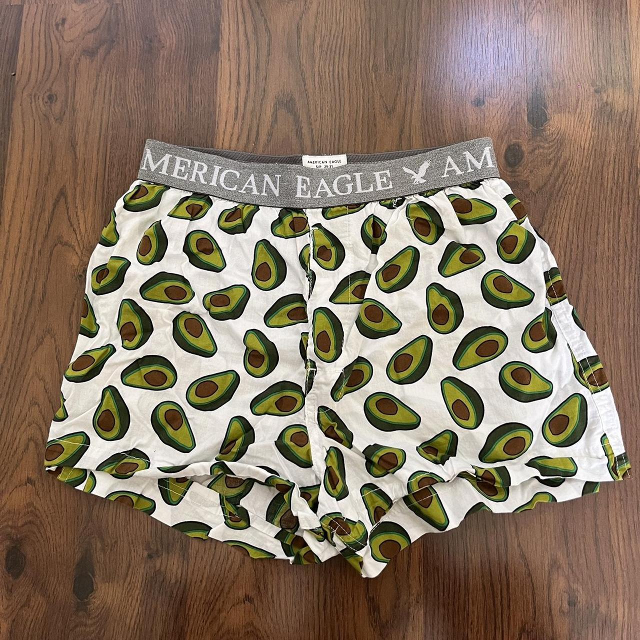 American Eagle Avocado Boxers Size S Excellent... - Depop