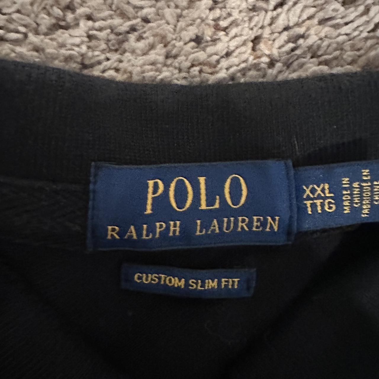 Rare Chicago black custom slim fit Polo Ralph Lauren... - Depop