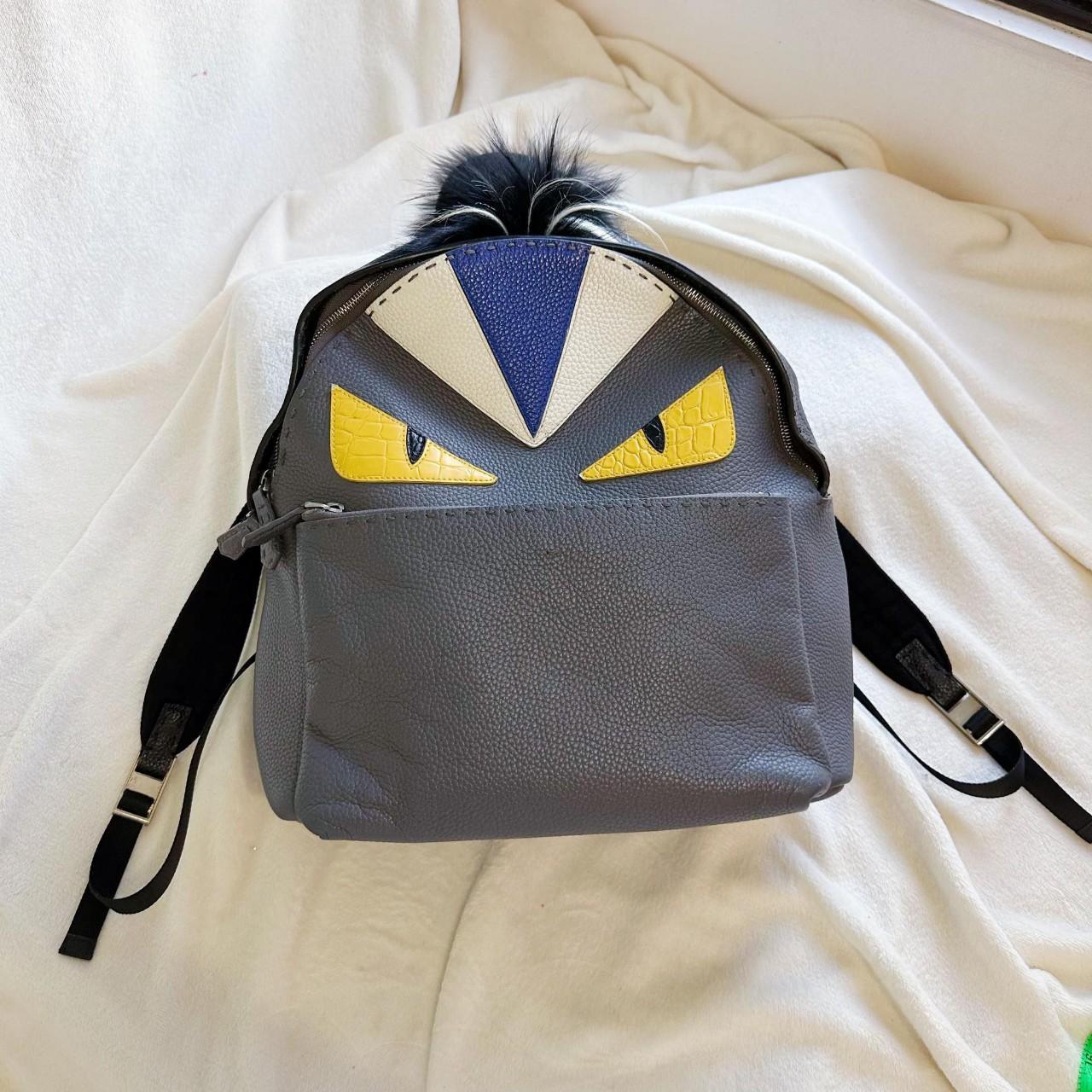 Fendi monster backpack discount fur