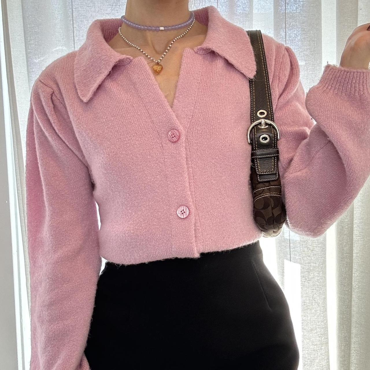 ASOS Design Baby Pink Cardigan. Has never been worn Depop