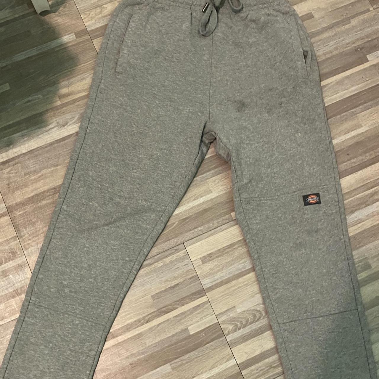 grey dickies sweatpants - Depop