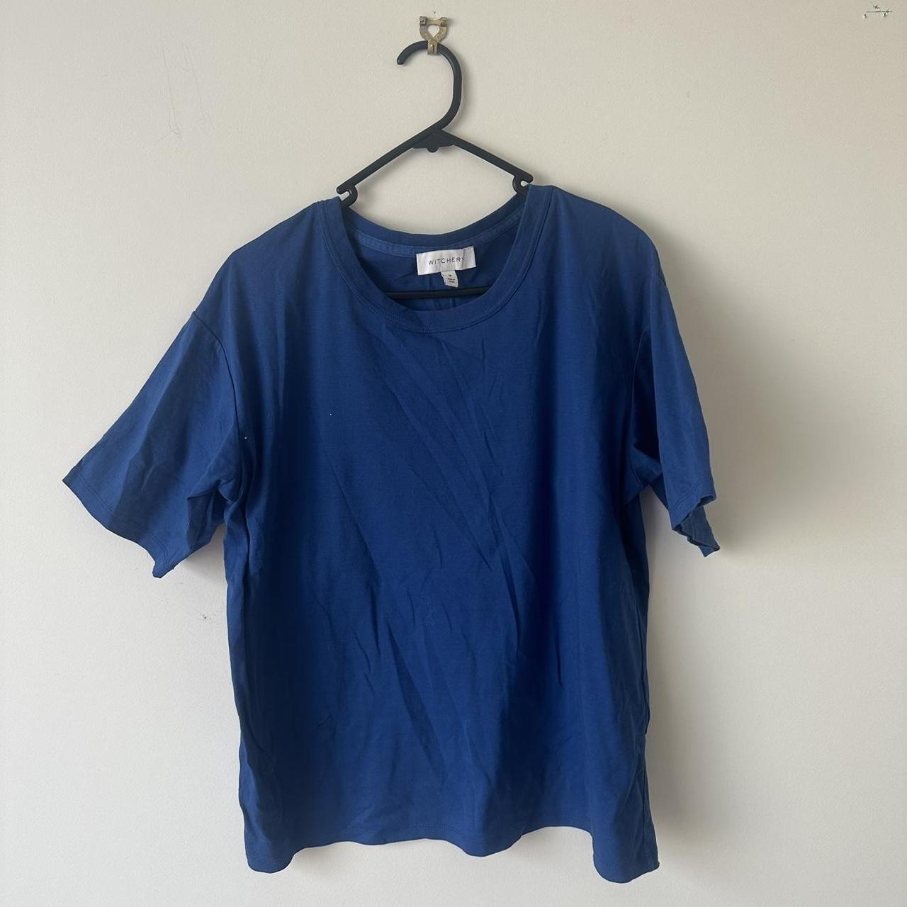 Blue Witchery T-shirt - in great condition hardly worn - Depop