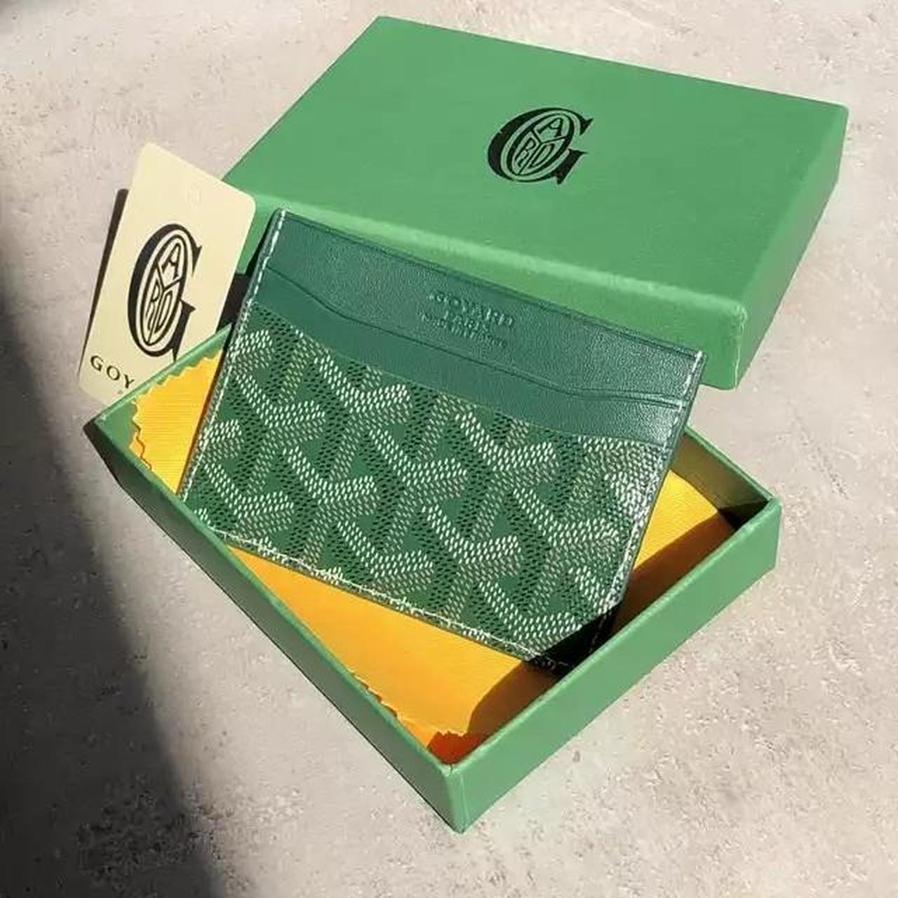 Goyard Card Holder Green Brand New Never... Depop