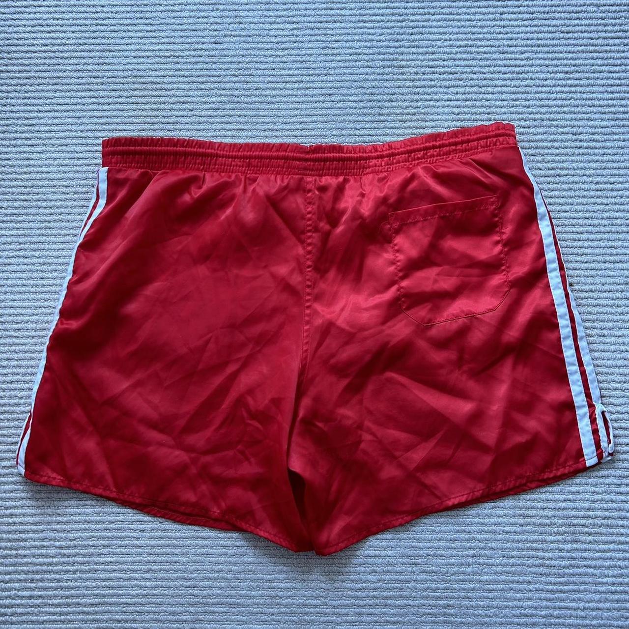 Red adidas vintage shorts deals