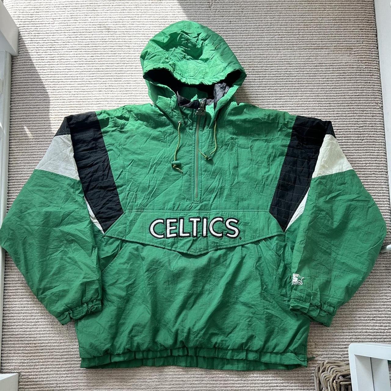 Rare 90s Boston Celtics Starter Pullover hooded