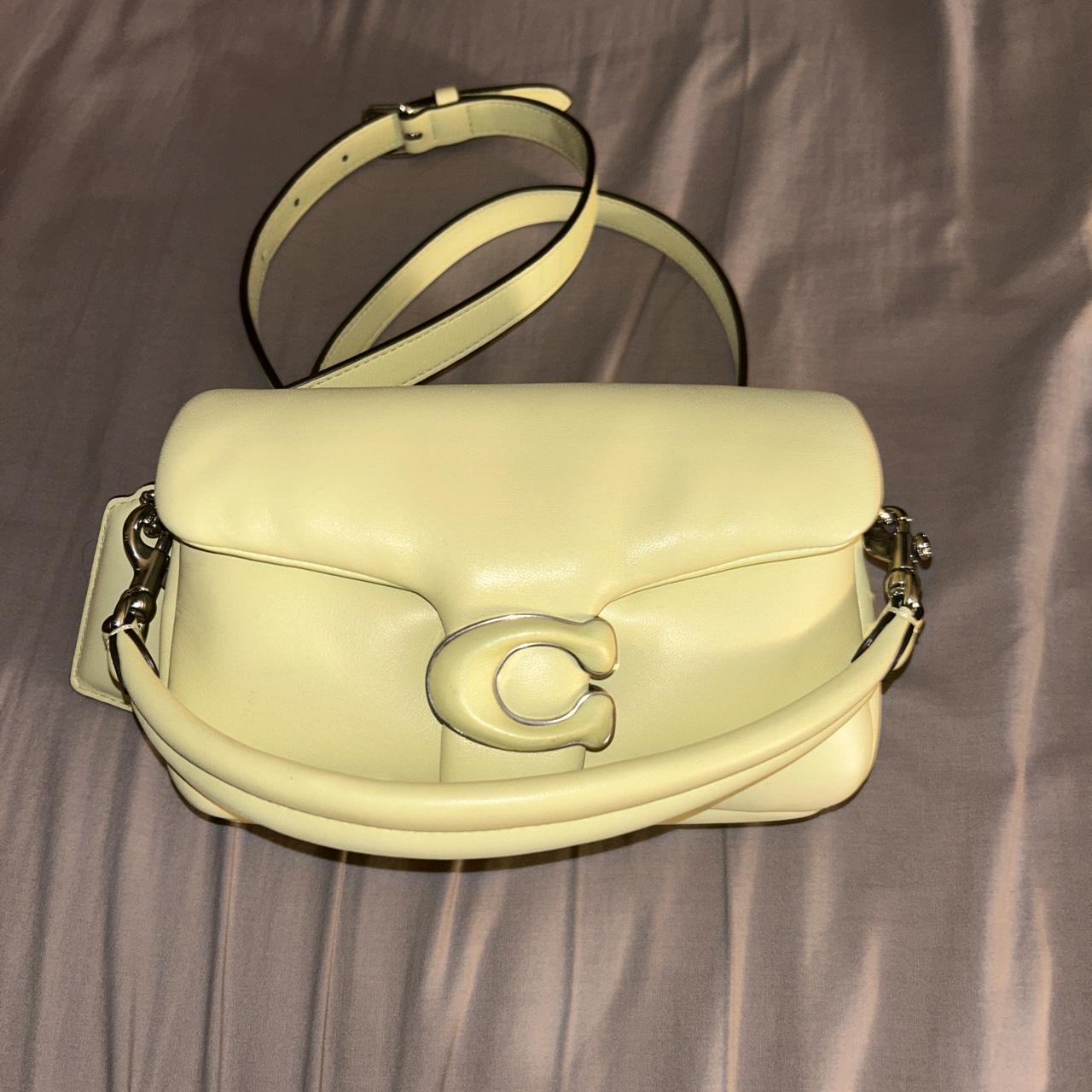 Coach pillow tabby 18 in pistachio color Retails - Depop