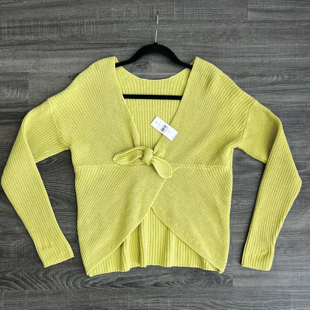 Loft tie shop back sweater