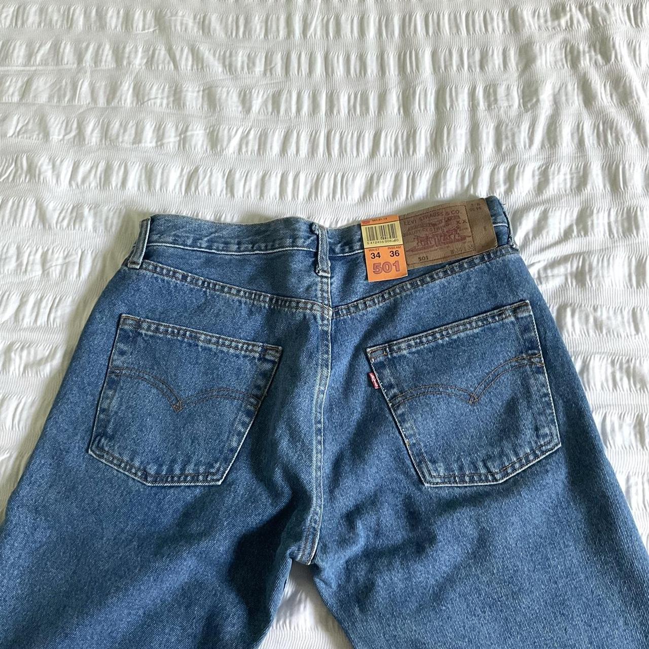 Jeans vintage originali Levi's 501 W34 L36 Nuovi con... - Depop