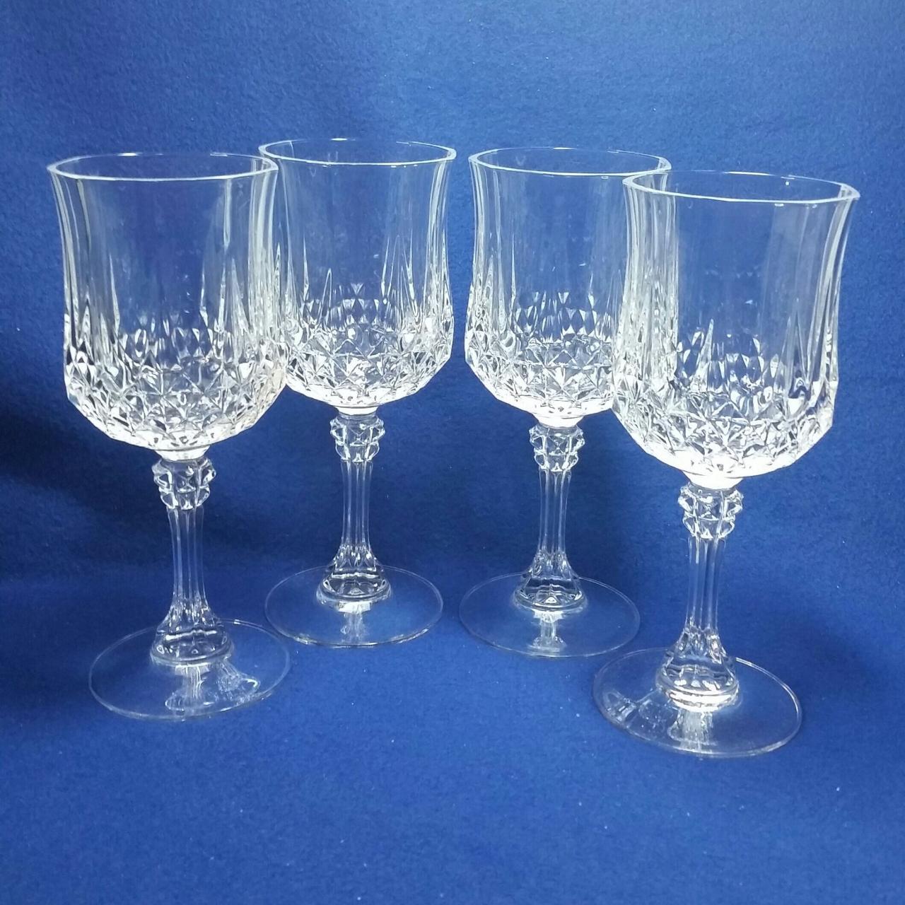 Cristal d'Arques LongChamp Water Goblets. Set of 4.... - Depop