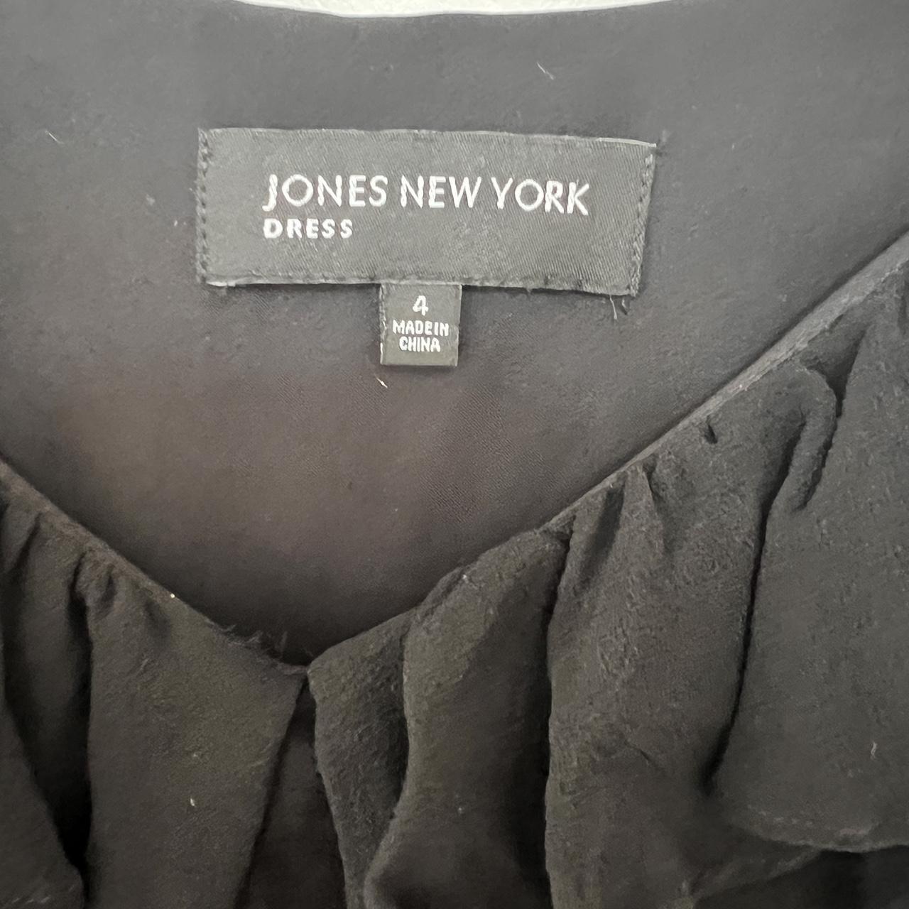 Jones New York Women's Black Dress | Depop