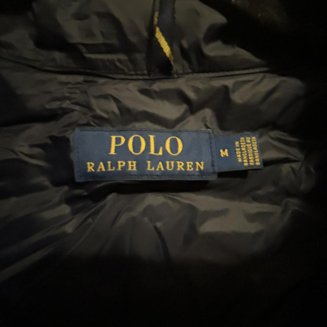 Polo Ralph Lauren puffer jacket zip up worn 3 times... - Depop