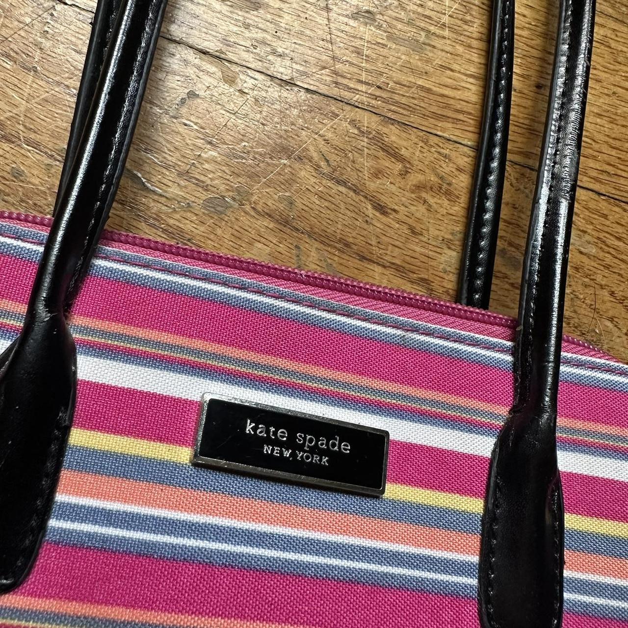 Vintage Kate Spade purse that has pink and white - Depop