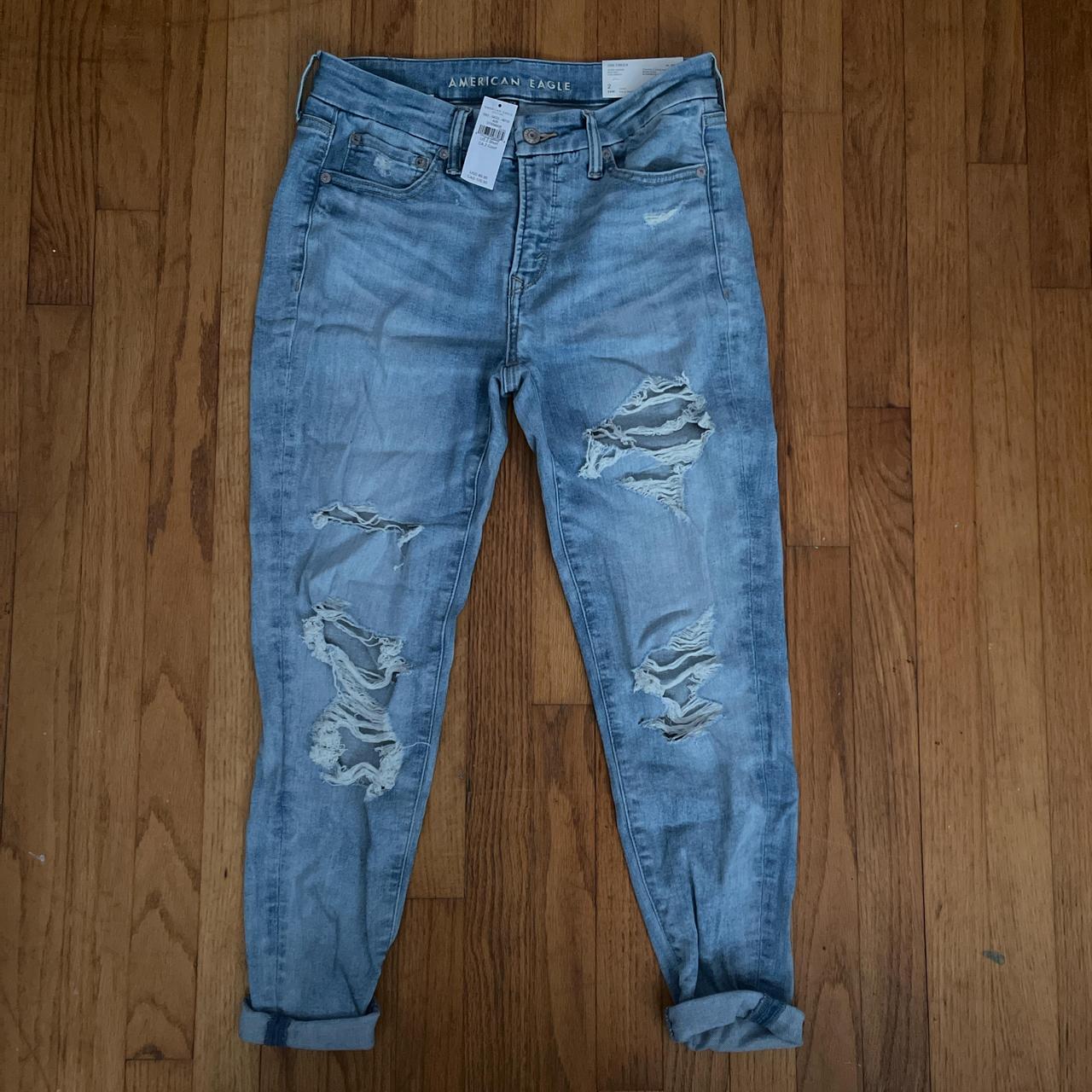 NEW! American shops Eagle Blue Ripped Jeans (with tags)