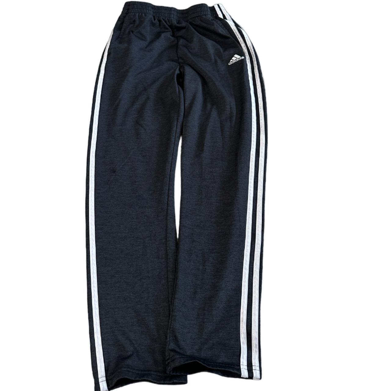 RETRO GRAY ADIDAS TRACK BOTTOM SUPER NICE... Depop