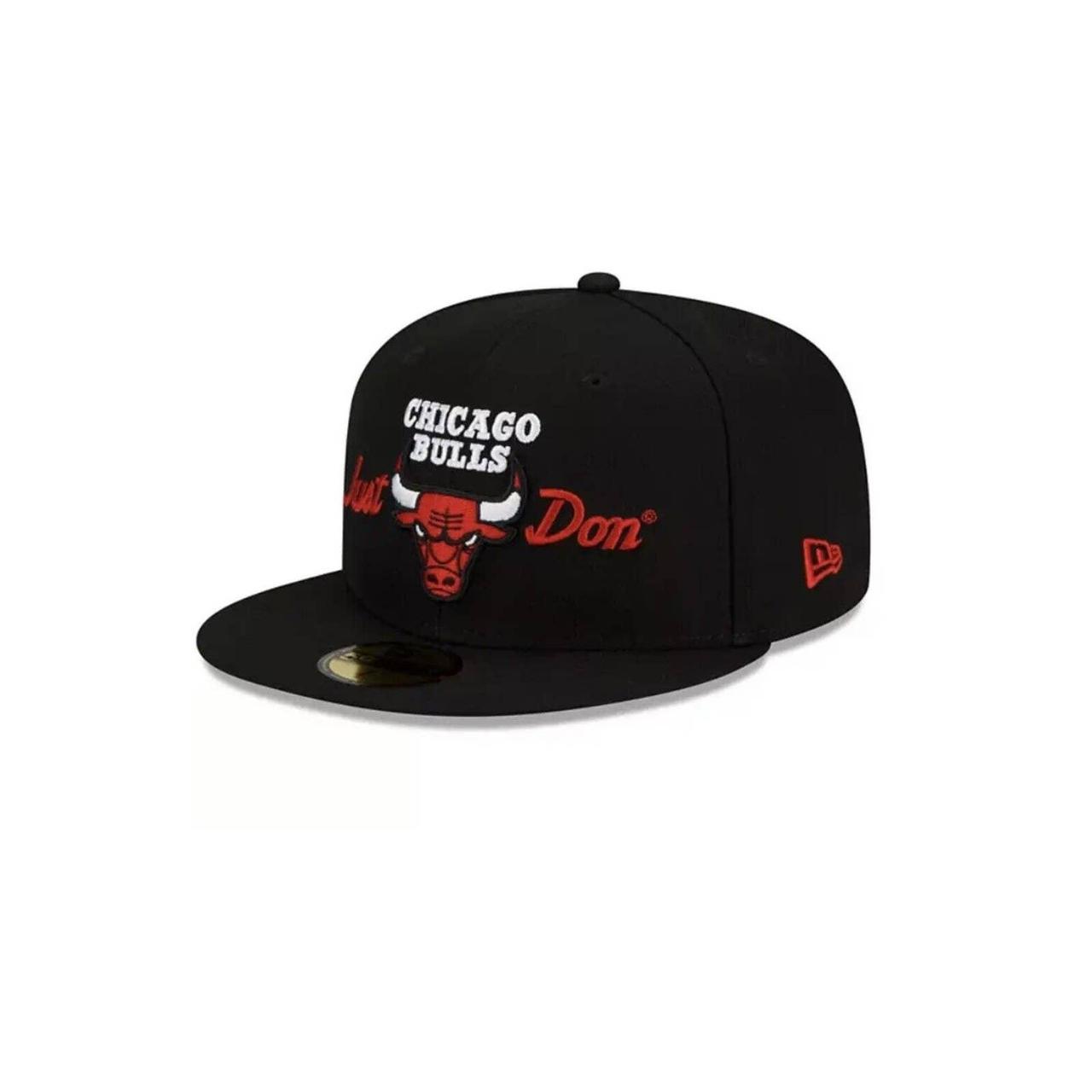 Men's Chicago Bulls New Era x Just Don Black 59FIFTY Fitted Hat