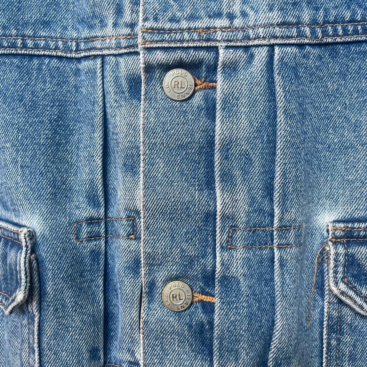 Vintage polo jeans co type 2 style denim jacket size | Depop