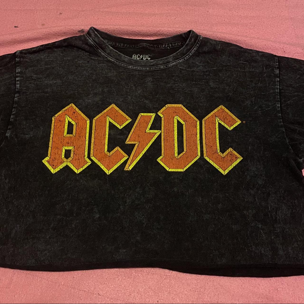 AC/DC cropped shirt It’s not too cropped you could... - Depop