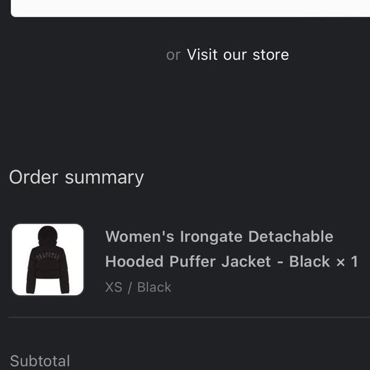 Women Trapstar Irongate Black Jacket UK Size (XS)... Depop