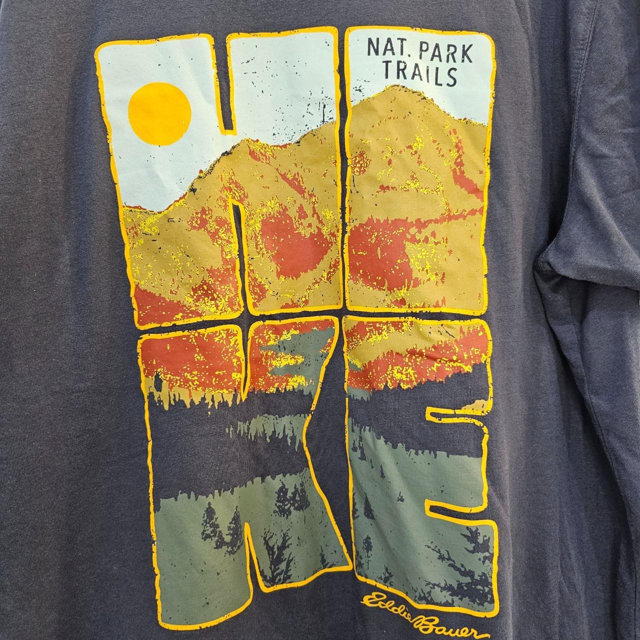 Eddie Bauer National Parks Hike T-Shirt Men's Size... - Depop