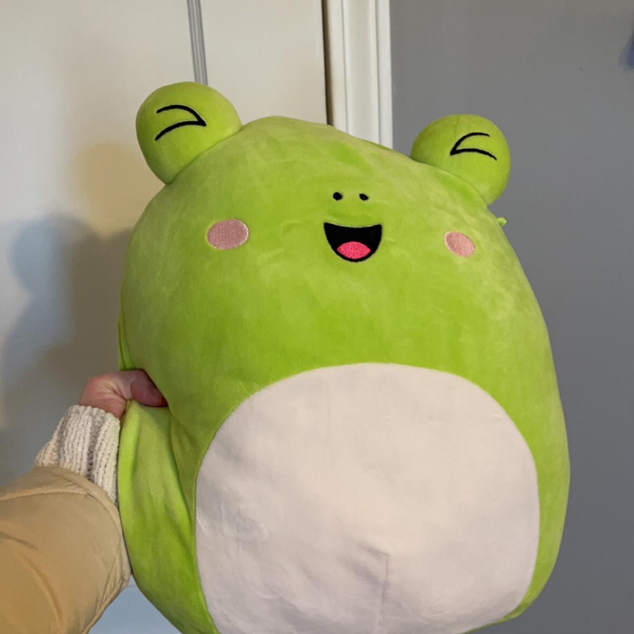 Wyatt the frog Squishmallow - 14”, Like new - No tags