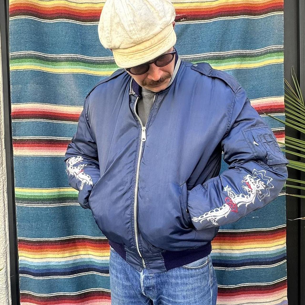 Vintage 1976-1977 Korea Sukajan Souvenir Bomber | Depop