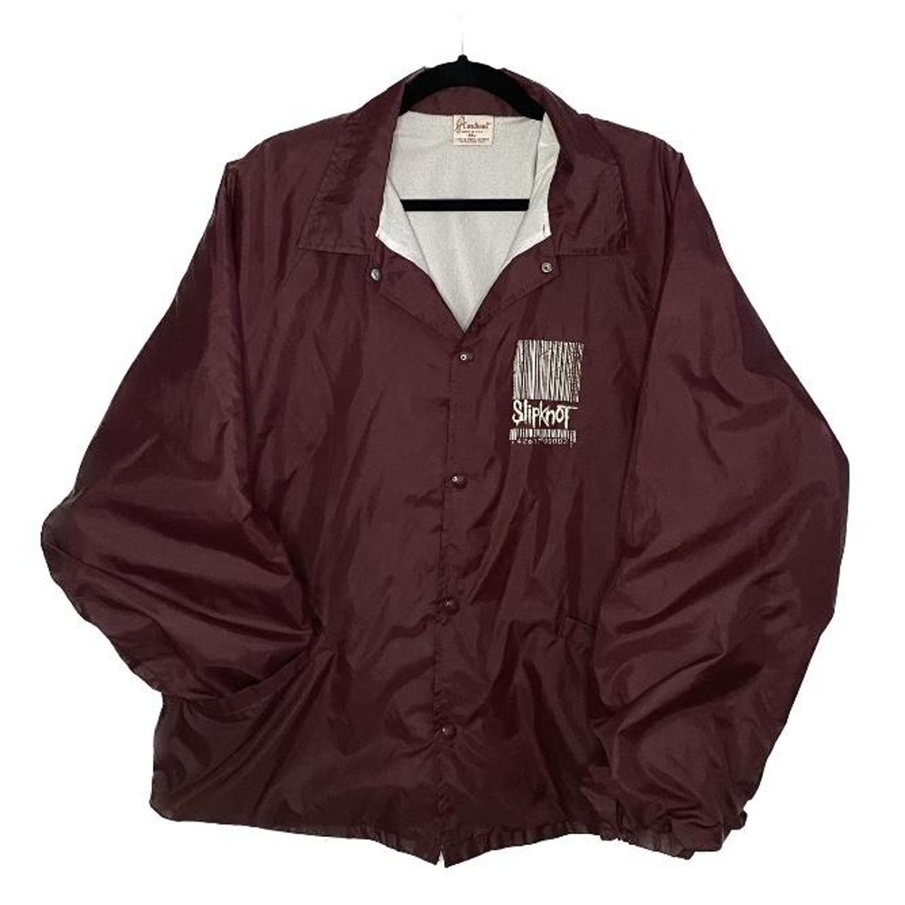 Vintage 1999 Slipknot Concert Merch Windbreaker | Depop