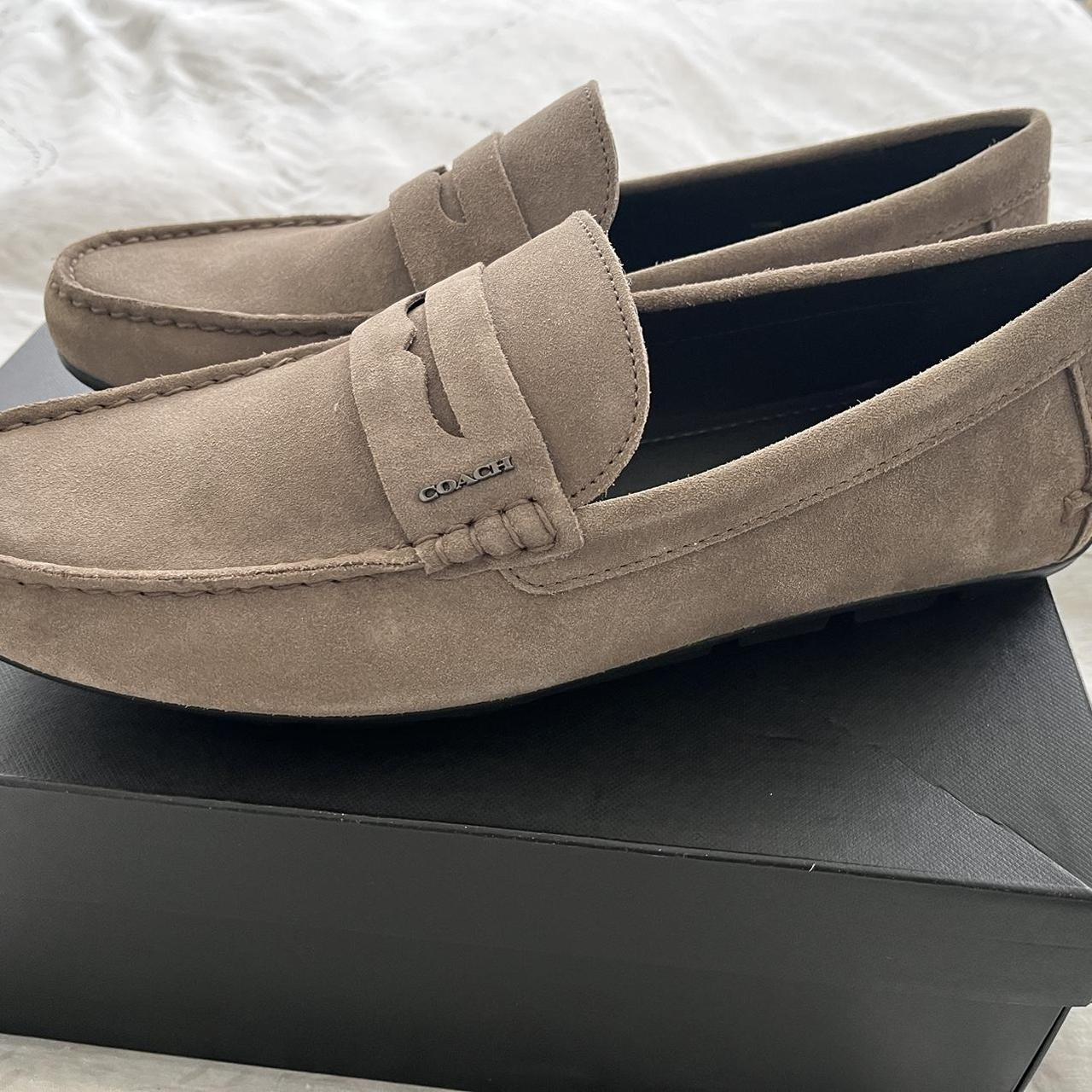 Coach suede hot sale moccasins