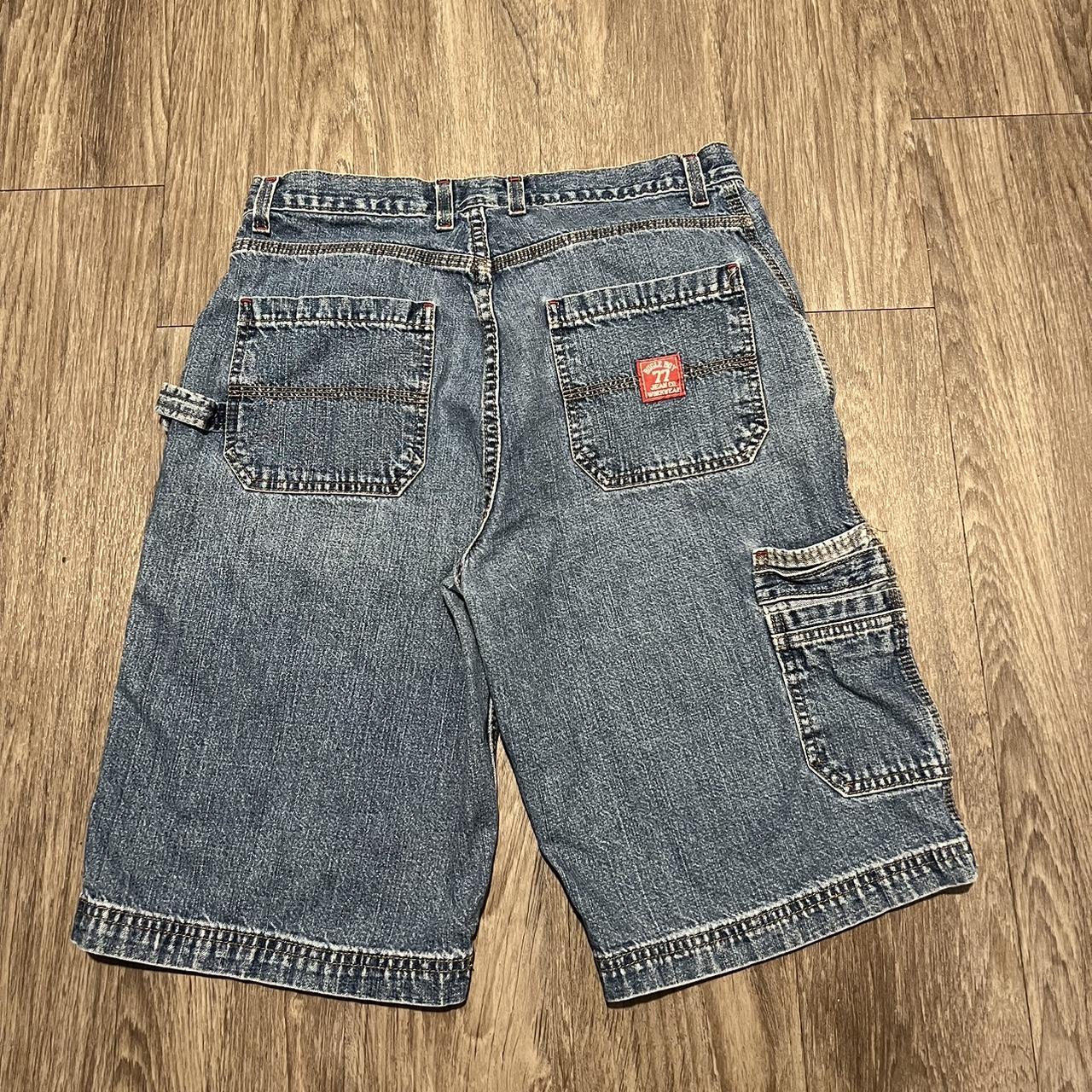 Y2K BUGLE BOY JEAN SHORTS SIZE... Depop