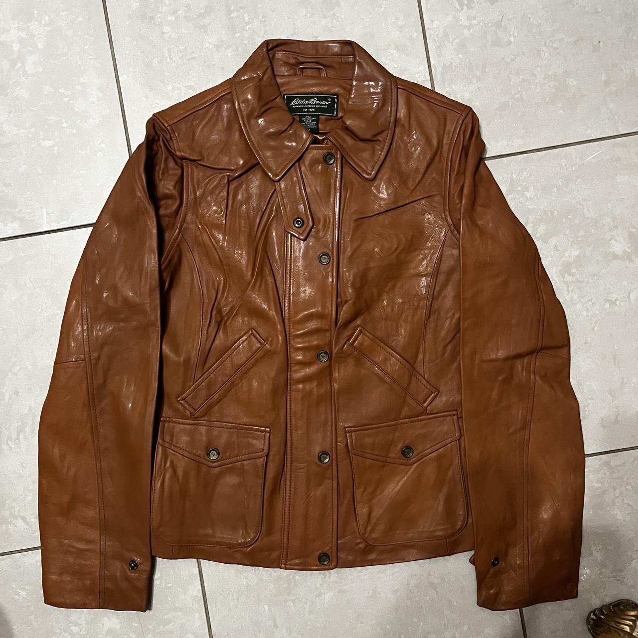 Eddie bauer womens shops leather coats