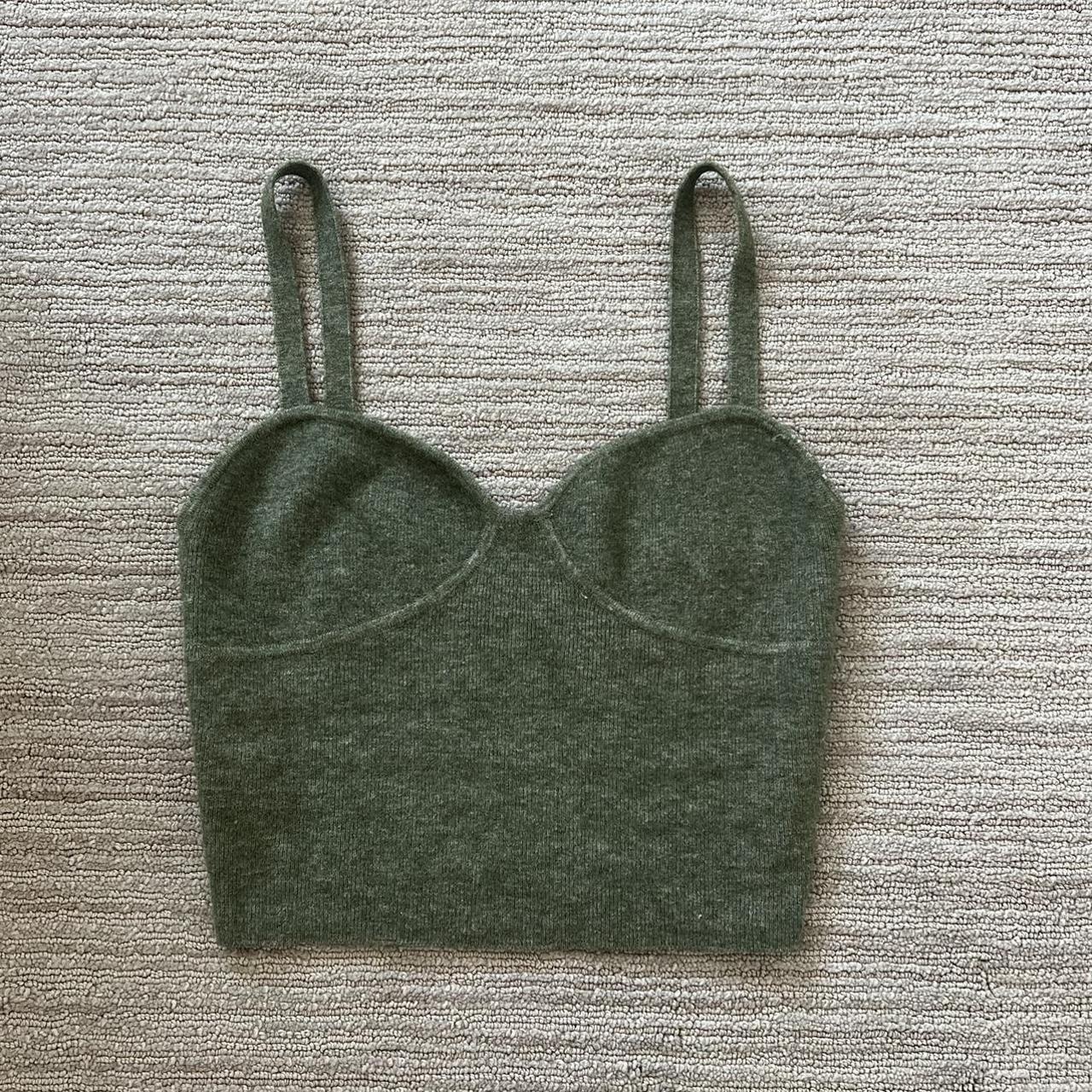 green cropped tank from Aritzia. this is like a... Depop
