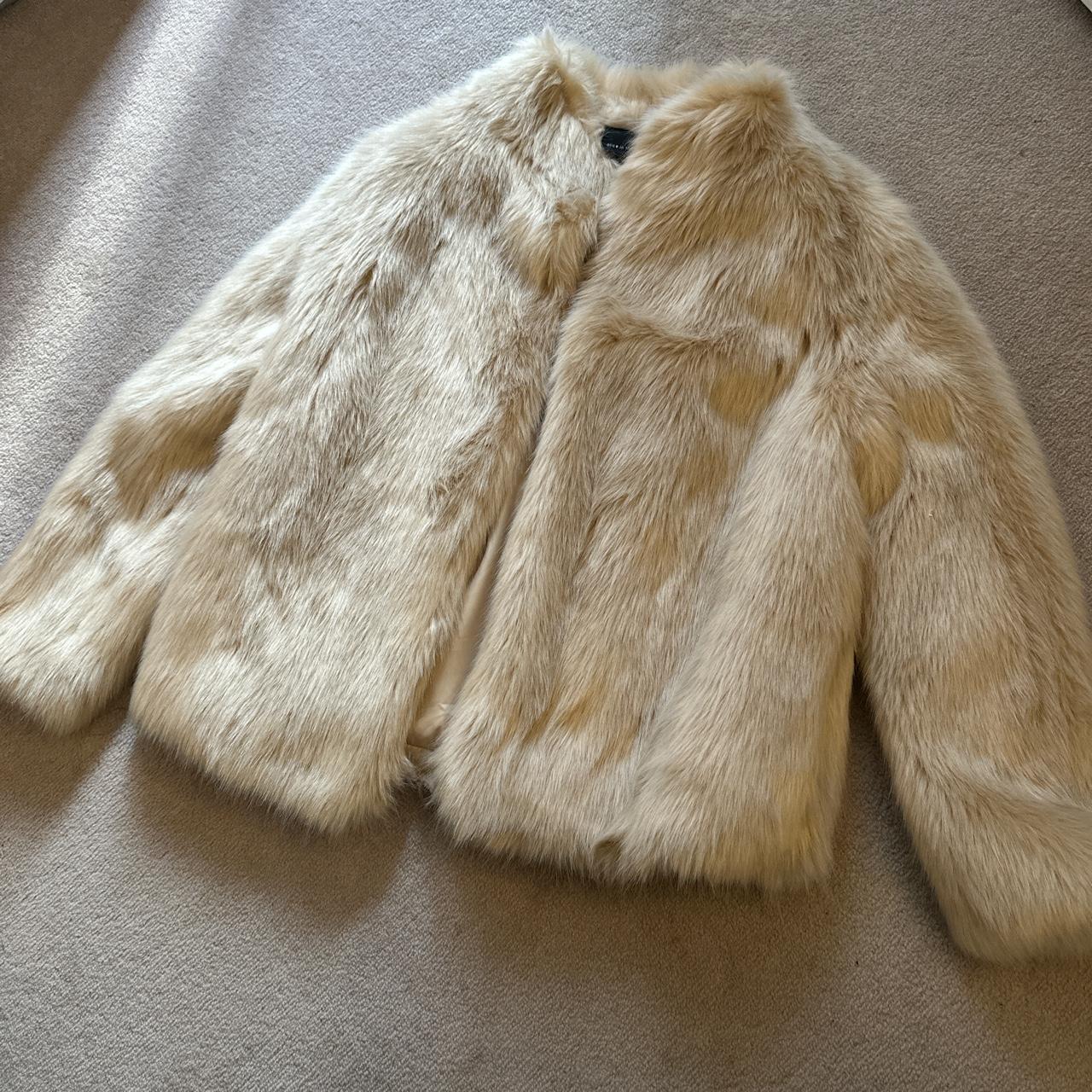 Faux Fur Jacket This jacket is by the brand Alice... - Depop