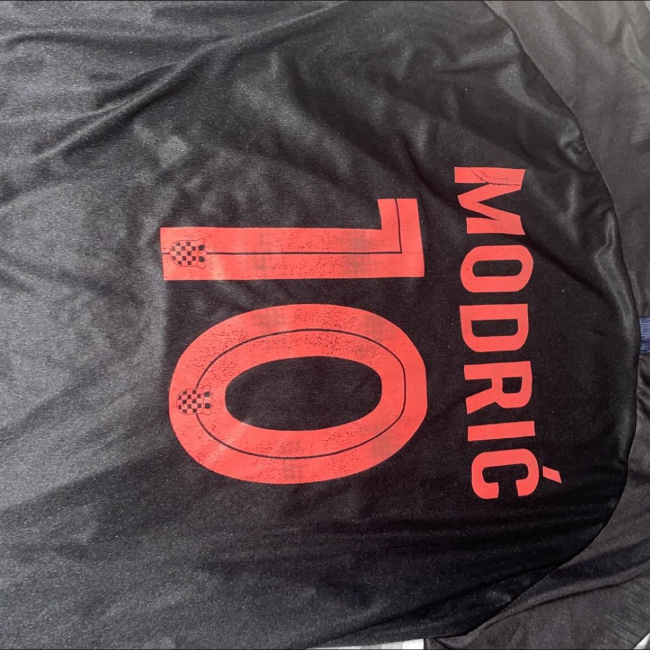 Vintage Real Madrid Luka Modric Jersey Youth - Depop