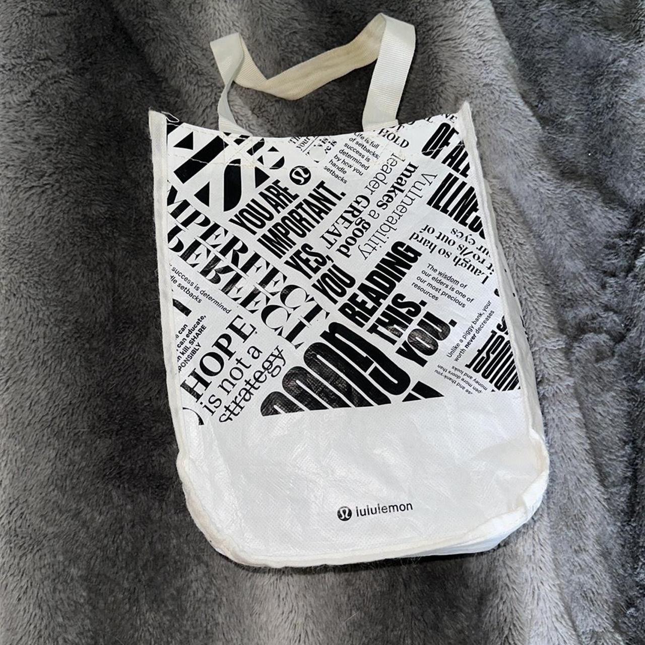 White best sale lululemon bag