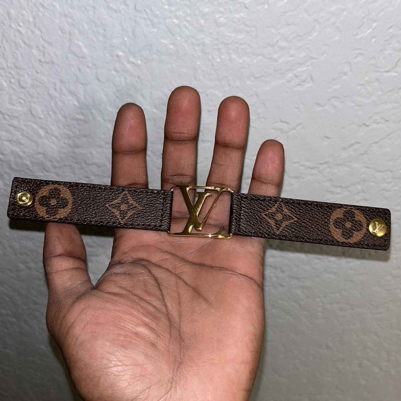 louis vuitton monogram bracelet mens SEND - Depop