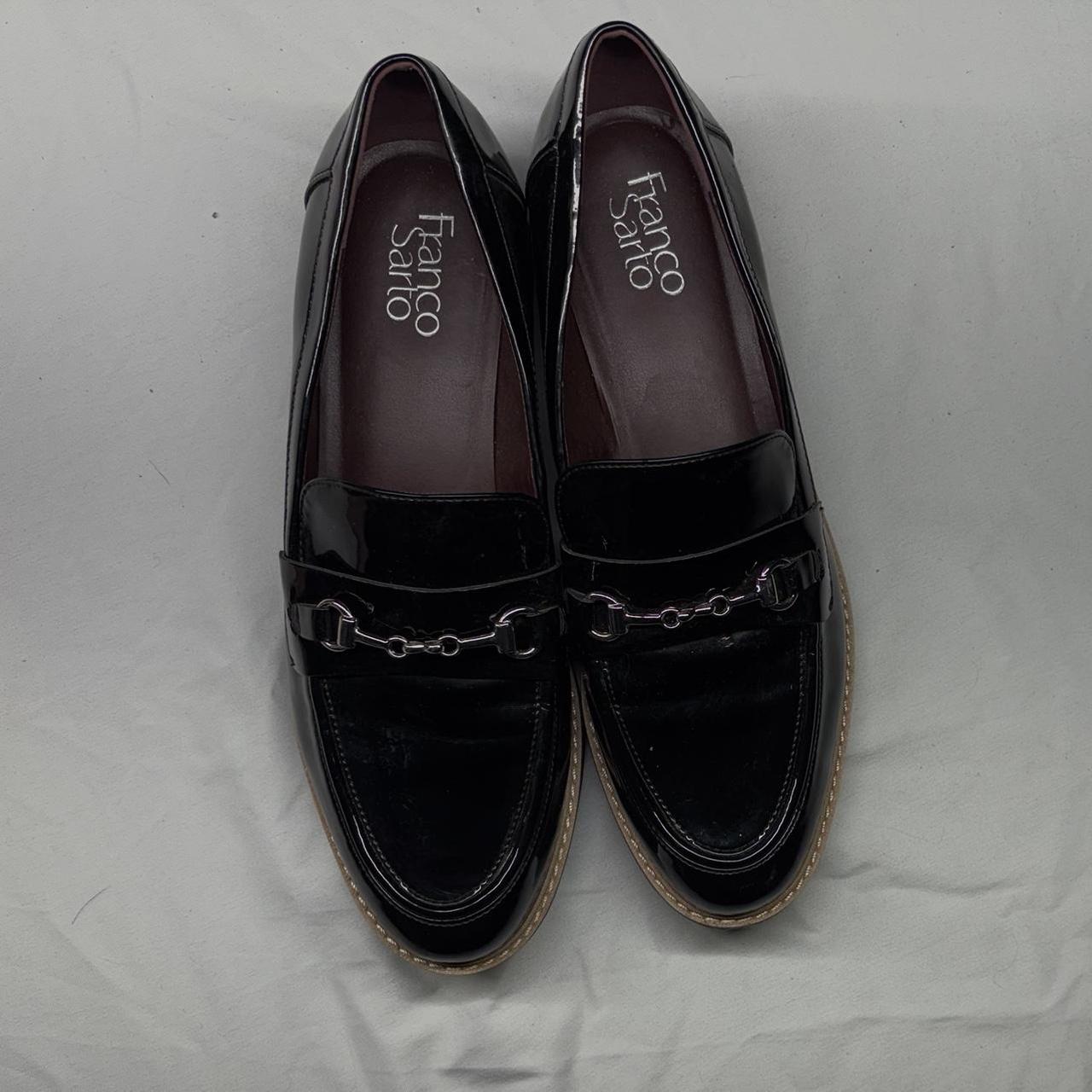 Franco Sarto Women's Loafers Black US 10 – Black patent