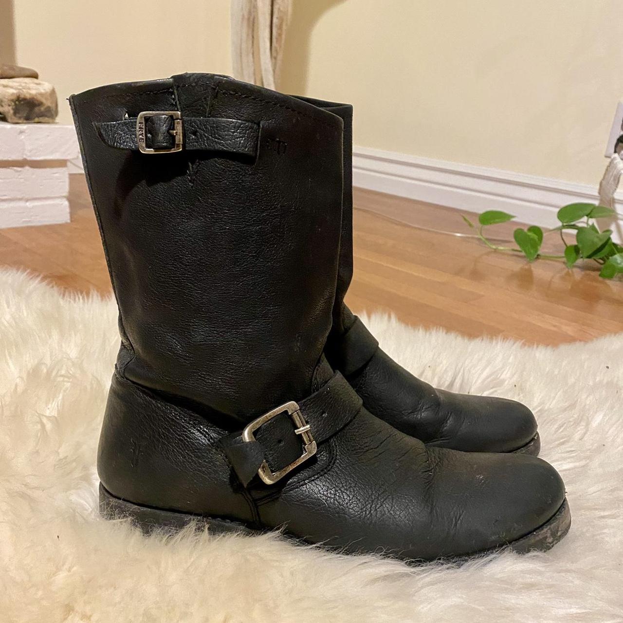 Frye Moto Boots, size 8.5 Frye boots. The best.... - Depop