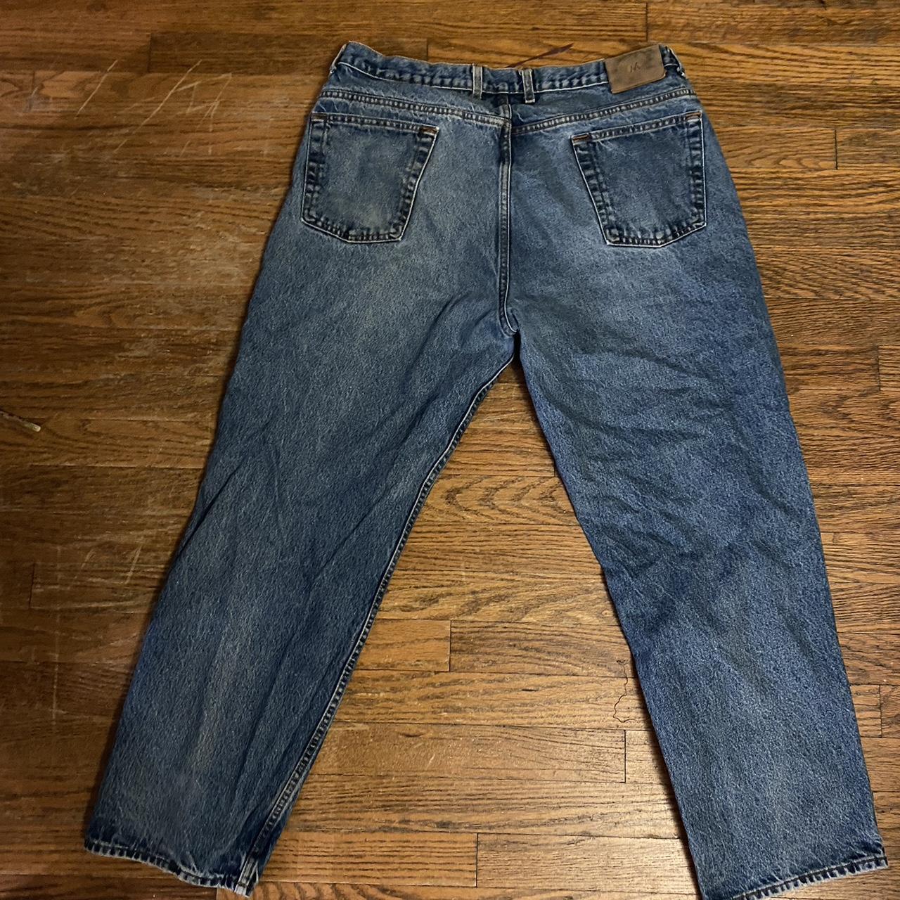 Vintage baggy jeans 38 x 29 - Depop