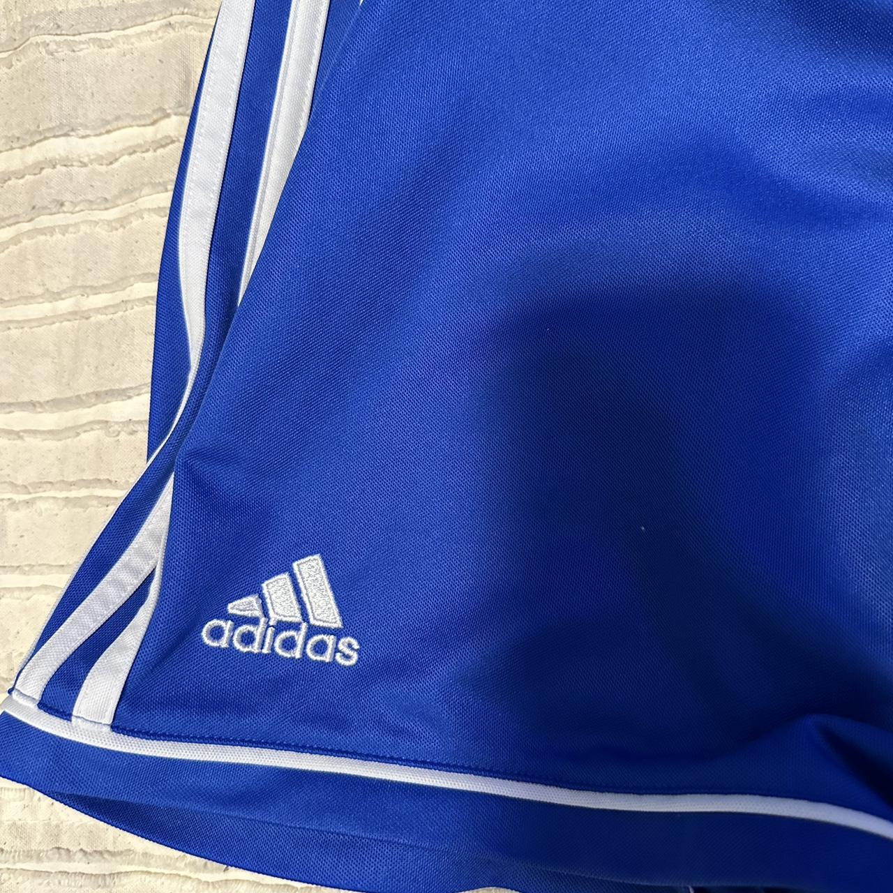 Adidas’s blue soccer shorts I used them just cause... Depop
