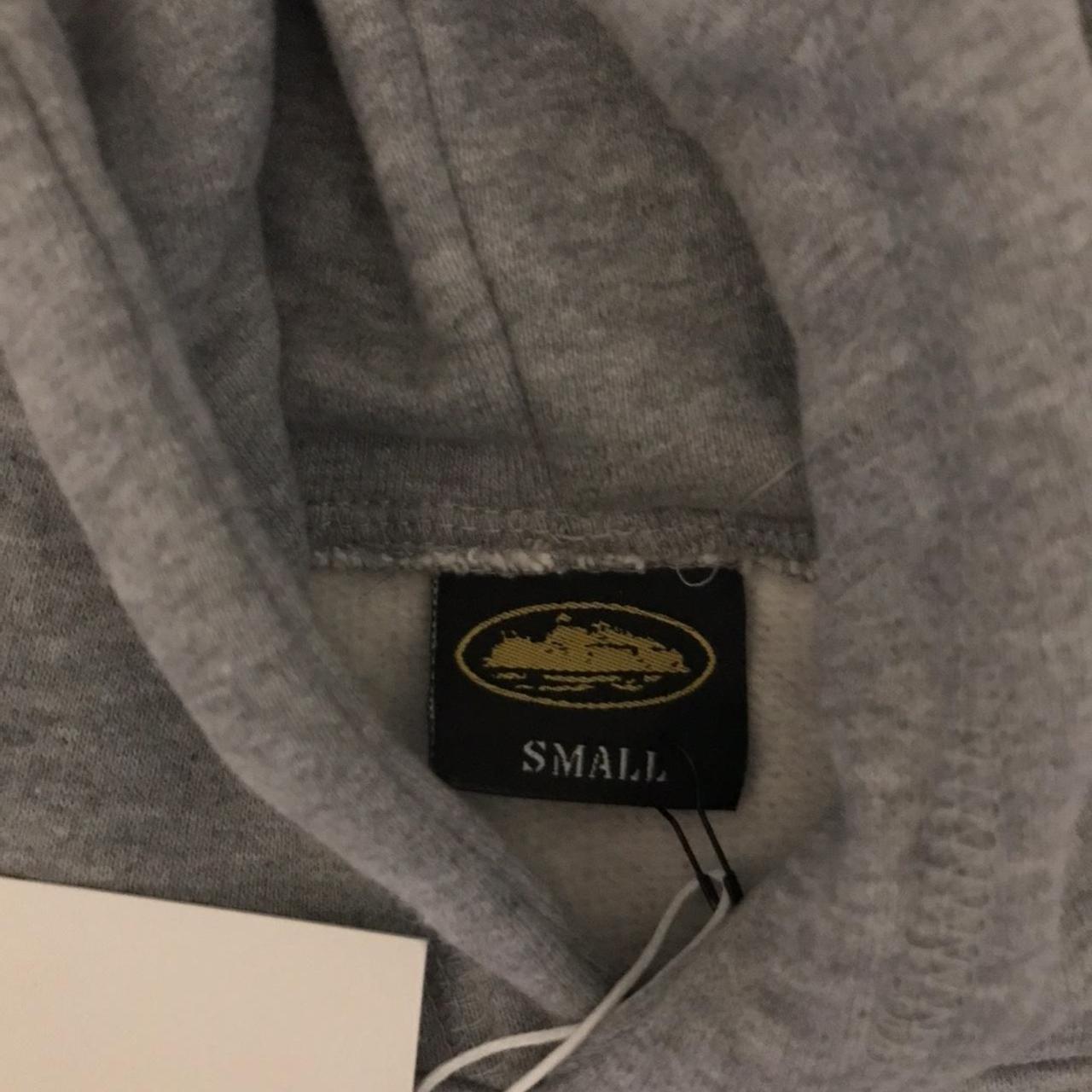 Grey Corteiz Alcatraz Hoodie Brand New Never Worn... - Depop